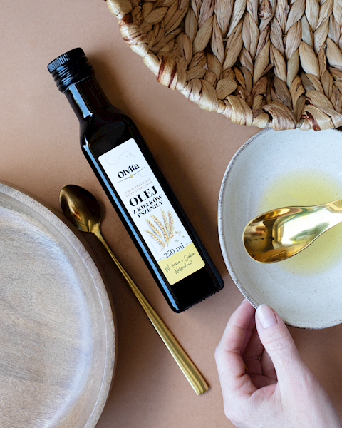 Olej z kiełków pszenicy z-tł 250ml 11.12.2026