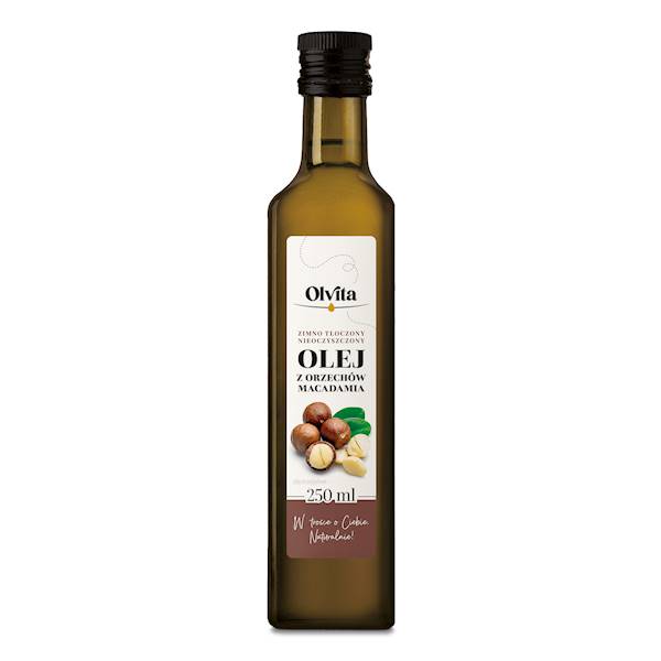 Olej z orzechów macadamia 250ml 31.12.2026
