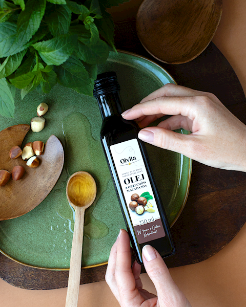 Olej z orzechów macadamia 250ml 31.12.2026