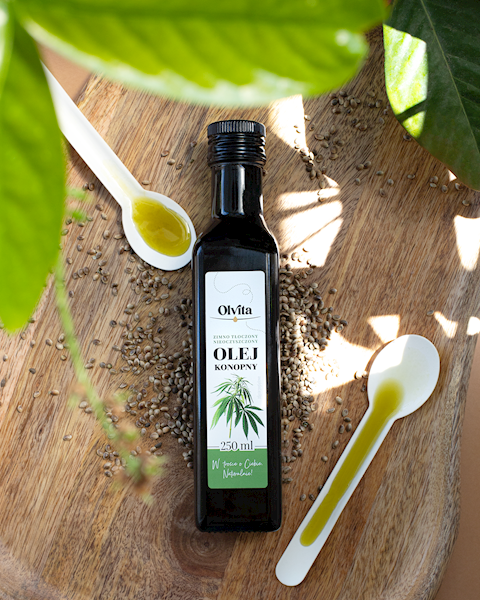 Olej konopny z-tł 250ml 01.01.2027