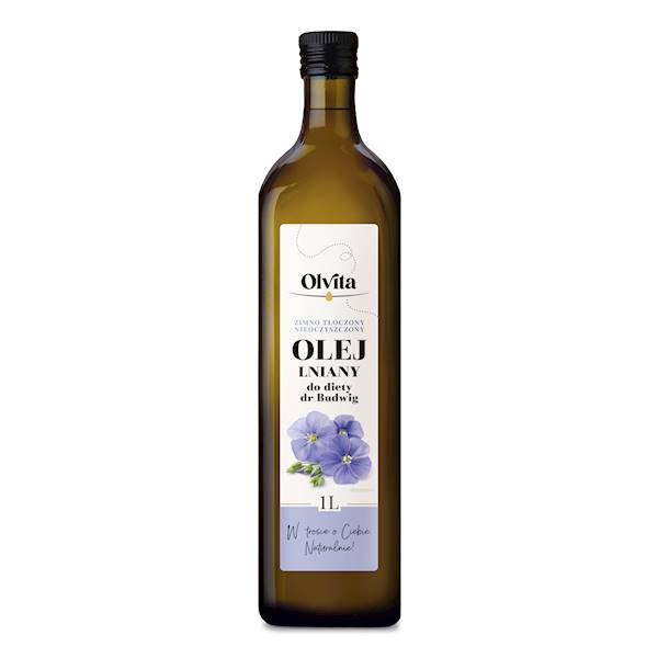 Olej lniany z-tl dieta dr Budwig 1l 