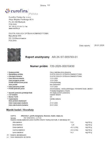 Olej rokitnikowy z-tł 100ml 30.11.2027
