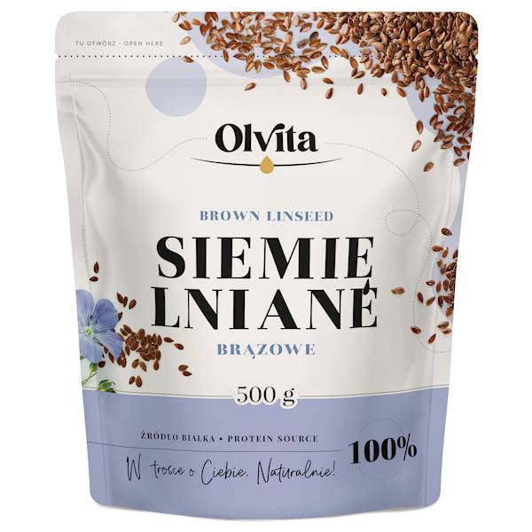 Siemię lniane brązowe 500g  03.04.2026