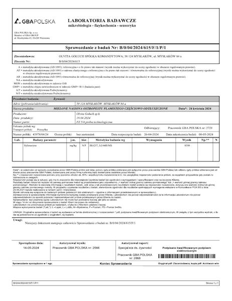 Ostropest mielony(Polska) 200g 11.07.2026