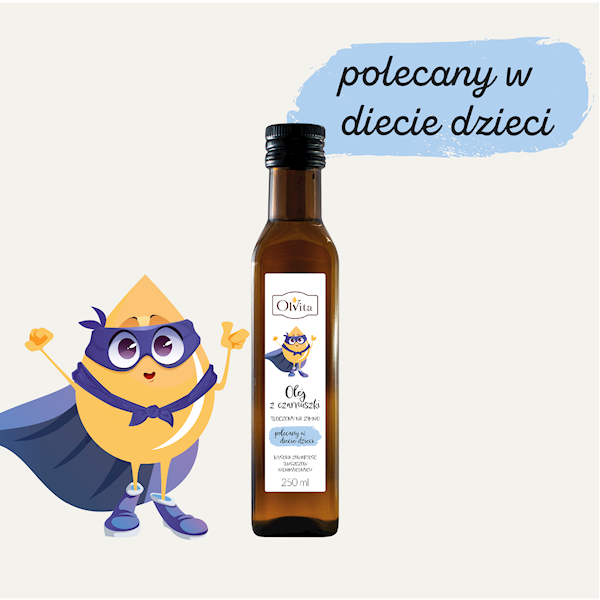 Olej z czarnuszki dla dzieci z-tł 250ml