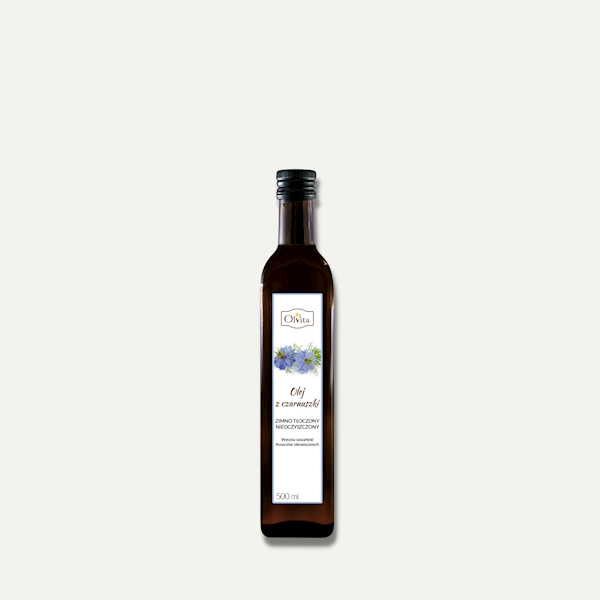 Olej z czarnuszki z-tł 500ml 31.03.2027
