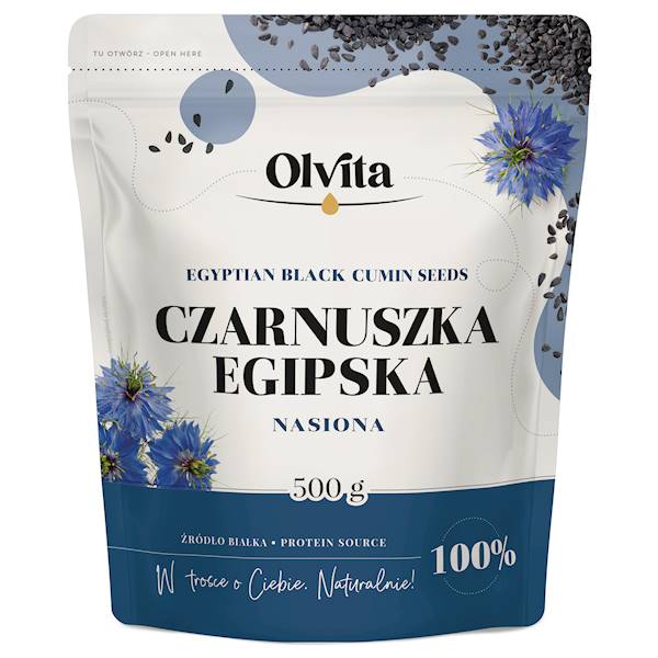 Nasiona czarnuszki egipskiej 500g 31.05.2027