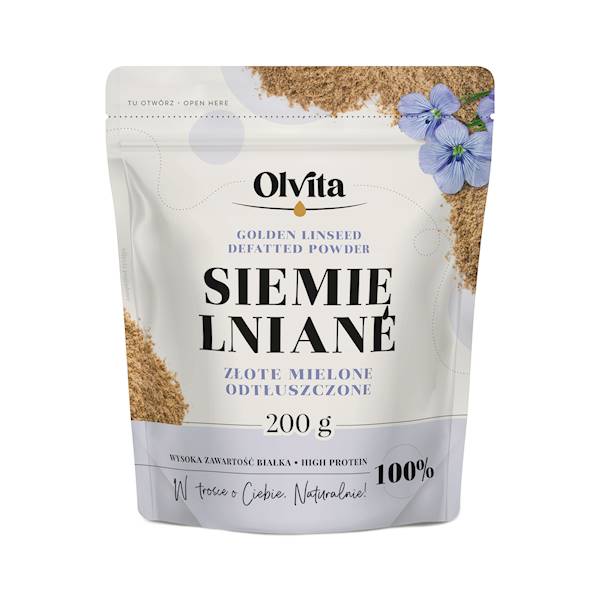 Siemię lniane złociste mielone (PL)200g 07.07.2026