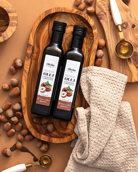 Olej z orzechów laskowych z-tł 250ml 04.07.2026