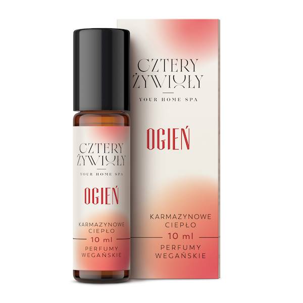 Perfumy wegańskie Karmazynowe ciepło OGIEŃ 10 ml