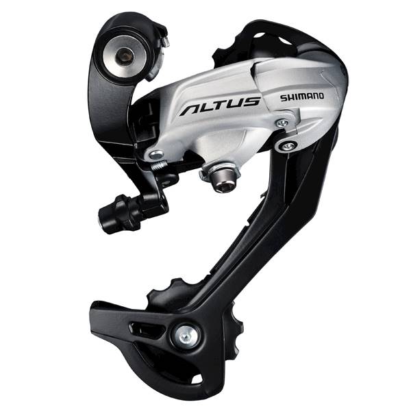 SHIMANO RD-M370 9RZ CZARNA/SREBRNA