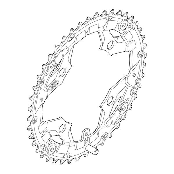 SHIMANO ALIVIO FC-M430 44T 3x9s 104mm