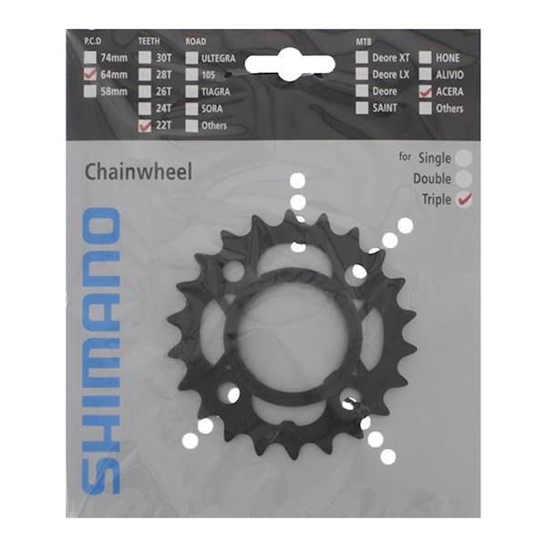 SHIMANO FC-M361 22T 3X8/7 64PCD