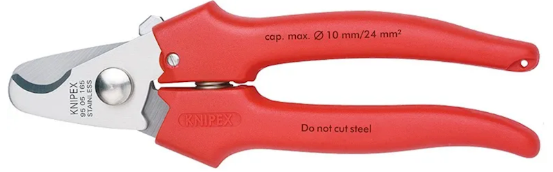 KNIPEX: NOŻYCE DO KABLI 165MM 3 AWG 95 05 165