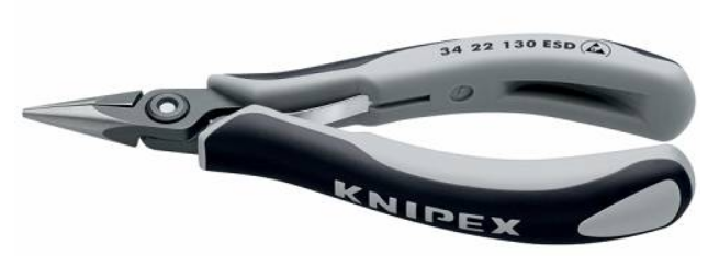 KNIPEX: SZCZYPCE PRECYZYJNE 34 22 130 ESD 