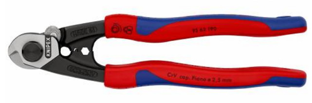 KNIPEX NOŻYCE DO CIĘCIA LIN STALOWYCH 95 62 190