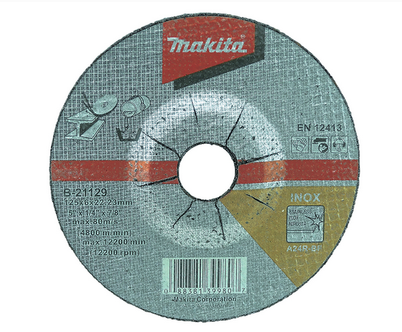 MAKITA ŚCIERNICA 125x6 INOX