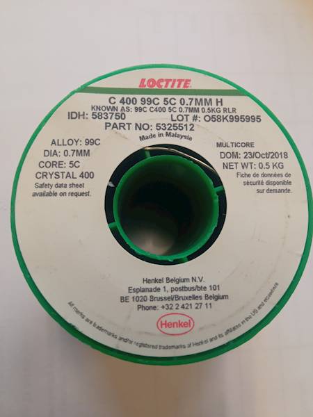 WYPRZEDAŻ!!! CYNA LUTOWNICZA MULTICORE 99C 400 FI 0,7mm- 500G