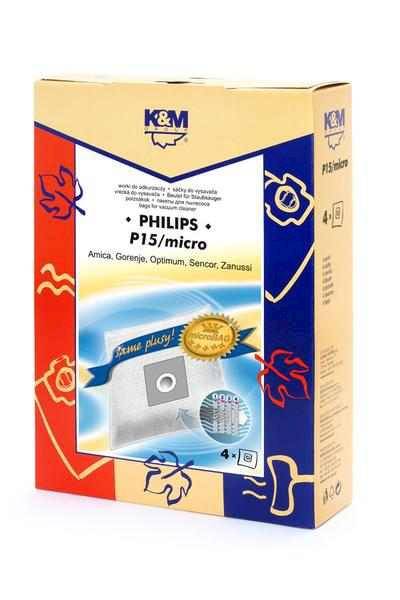 Worki K&M P15 MICRO Philips FC 8334 4szt