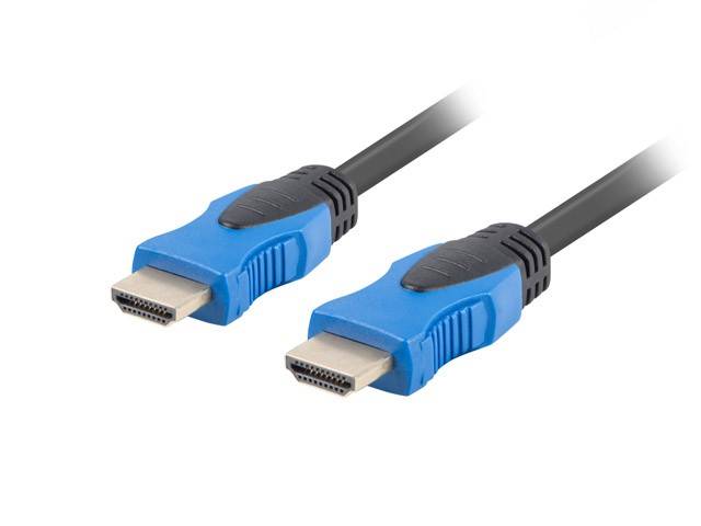 LANBERG HDMI M/M V2.0 1M 4K PEŁNA MIEDŹ CZARNY