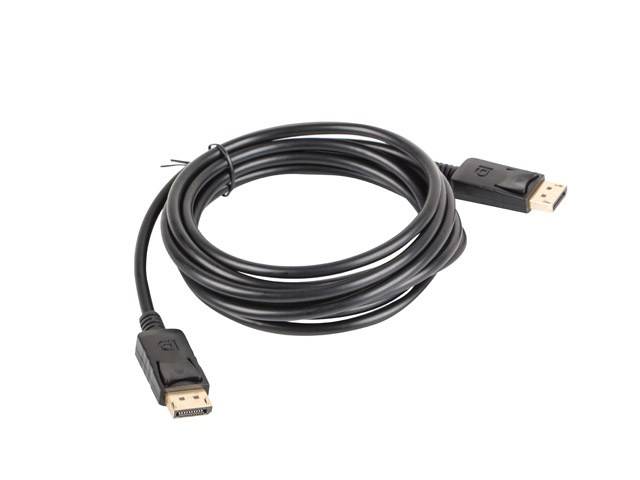 LANBERG KABEL DISPLAYPORT M/M 3M, 4K, CZARNY