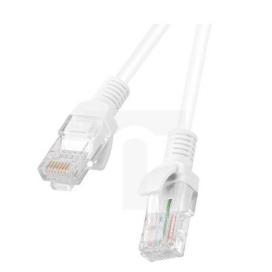 LANBERG PATCHCORD KAT.5E UTP 0.25M BIAŁY