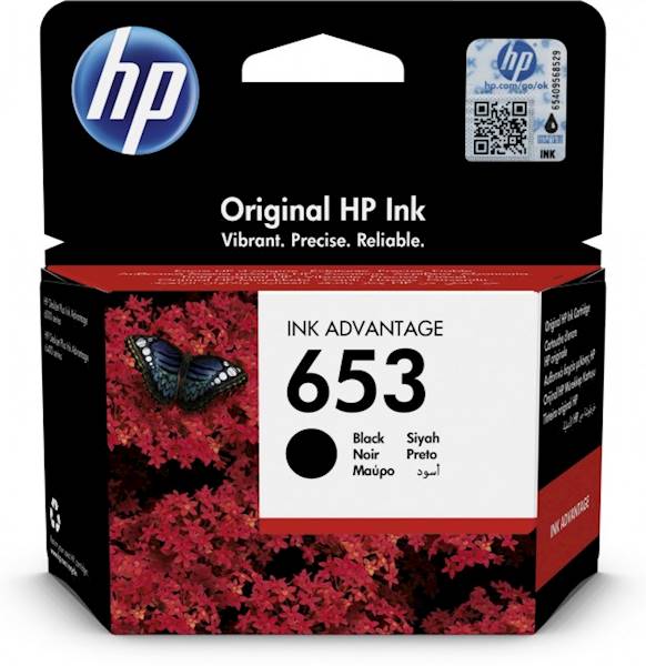 HP 653 czarny 3YM75AE