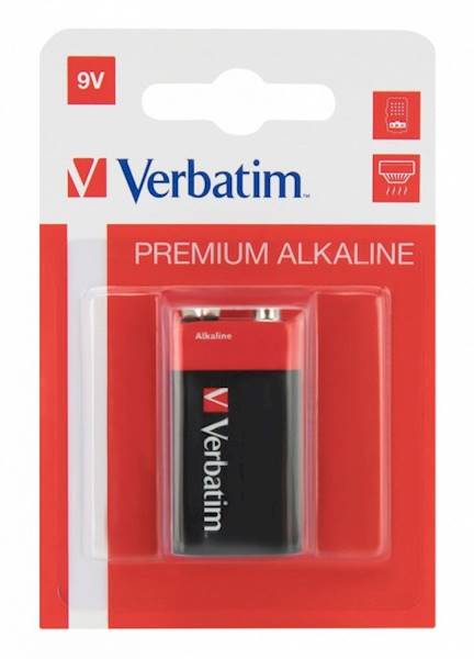 Verbatim Alkaline R9 6LR61 9V - 1 szt