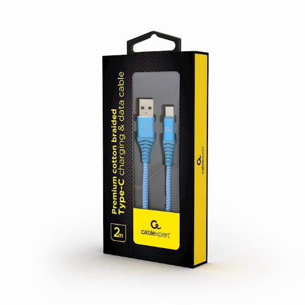 GEMBIRD PREMIUM KABEL USB-C 2.0 (AM/CM) 2M