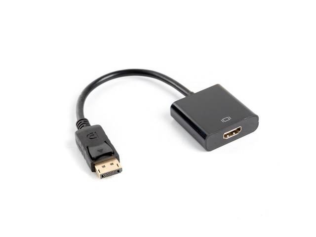 DISPLAYPORT(M) 1.2->HDMI(F) NA KABLU LANBERG