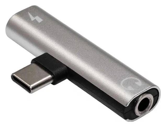 Akyga AK-AD-71 USB-C (m) / USB-C (f) / Jack 3.5 mm