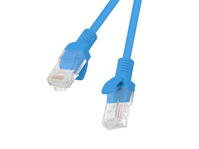PATCHCORD KAT.5E UTP 3M NIEBIESKI LANBERG