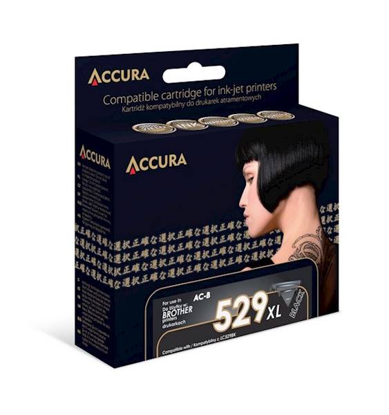 Accura ink Brother (LC529XLBK) zamiennik