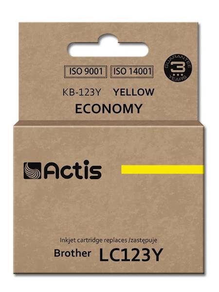 Actis KB-123Y Tusz (zamiennik Brother LC123Y/LC121