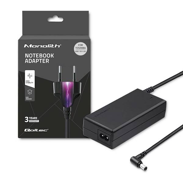Zasilacz Qoltec 50076.90W 19 V; 4,9 A; 90W; 5.5 mm