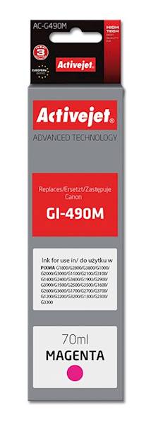 Activejet tusz do Canon GI-490Y new AC-G490Y