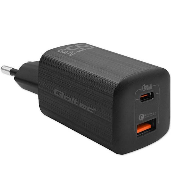 QOLTEC ŁADOWARKA SIECIOWA 65W GAN ULTRA | 5-20V |