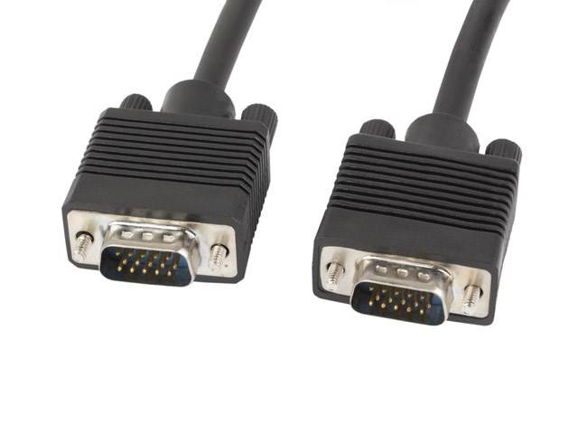 LANBERG KABEL VGA M/M 3M, EKRAN, FERRYT, CZARNY