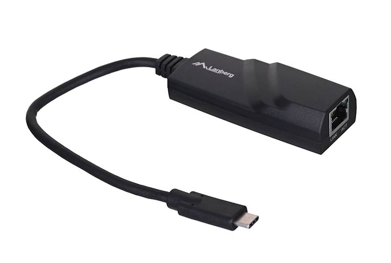 LANBERG KARTA SIECIOWA USB TYPE-C 3.1 1XRJ45 1GB