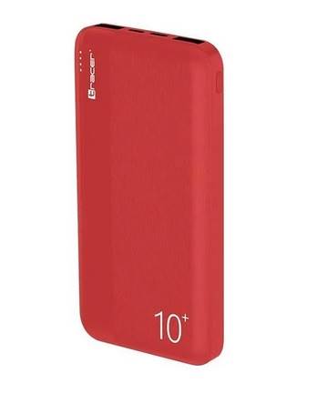 PoiwerBank Tracer Walker 10000 mAh 2A czerwony