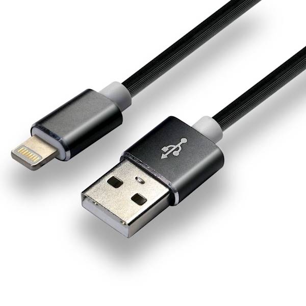 EVERACTIVE KABEL USB LIGHTNING, SILIKON, CBS-1IB