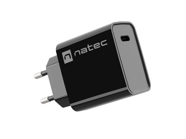 Natec Ribera 20W USB-C czarna [ładowarka