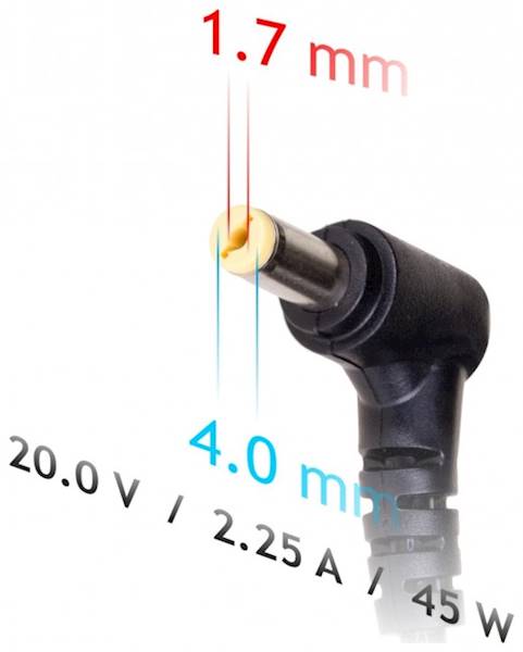 Akyga AK-ND-50 20V / 2.25A 45W 4.0 x 1.7 mm LENOVO
