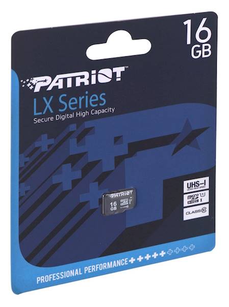 Patriot LX Series microSDHC 16GBClass 10 UHS-I