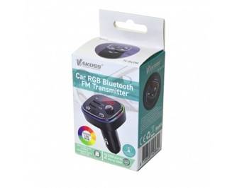 VAKOSS TRAMISTER SAMOCHODOWY RGB/FM/BT/USB TC-B439
