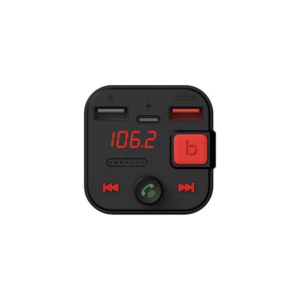 SAVIO TR-15 TRANSMITER FM Z BLUETOOTH I ŁADOWARKĄ