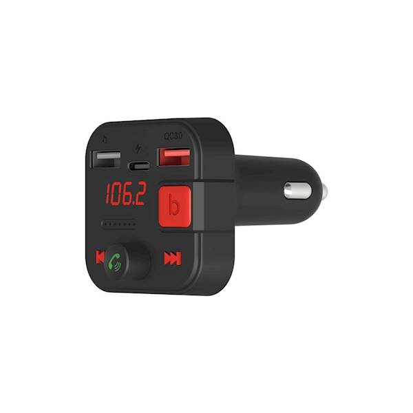 SAVIO TR-15 TRANSMITER FM Z BLUETOOTH I ŁADOWARKĄ