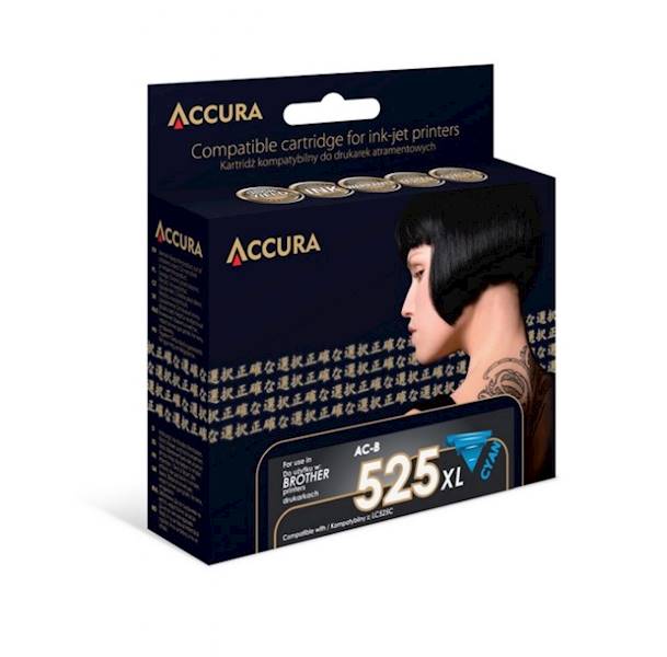 Accura ink Brother (LC525C) zamiennik XXL