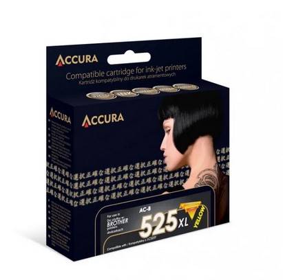 Accura ink Brother (LC525Y) zamiennik XXL