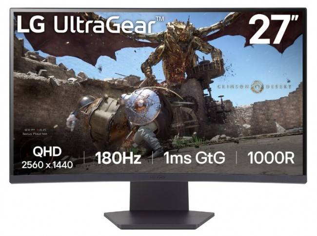 LG 27GS60QC-B - 180Hz | QHD | 27'' | VA | 1ms 